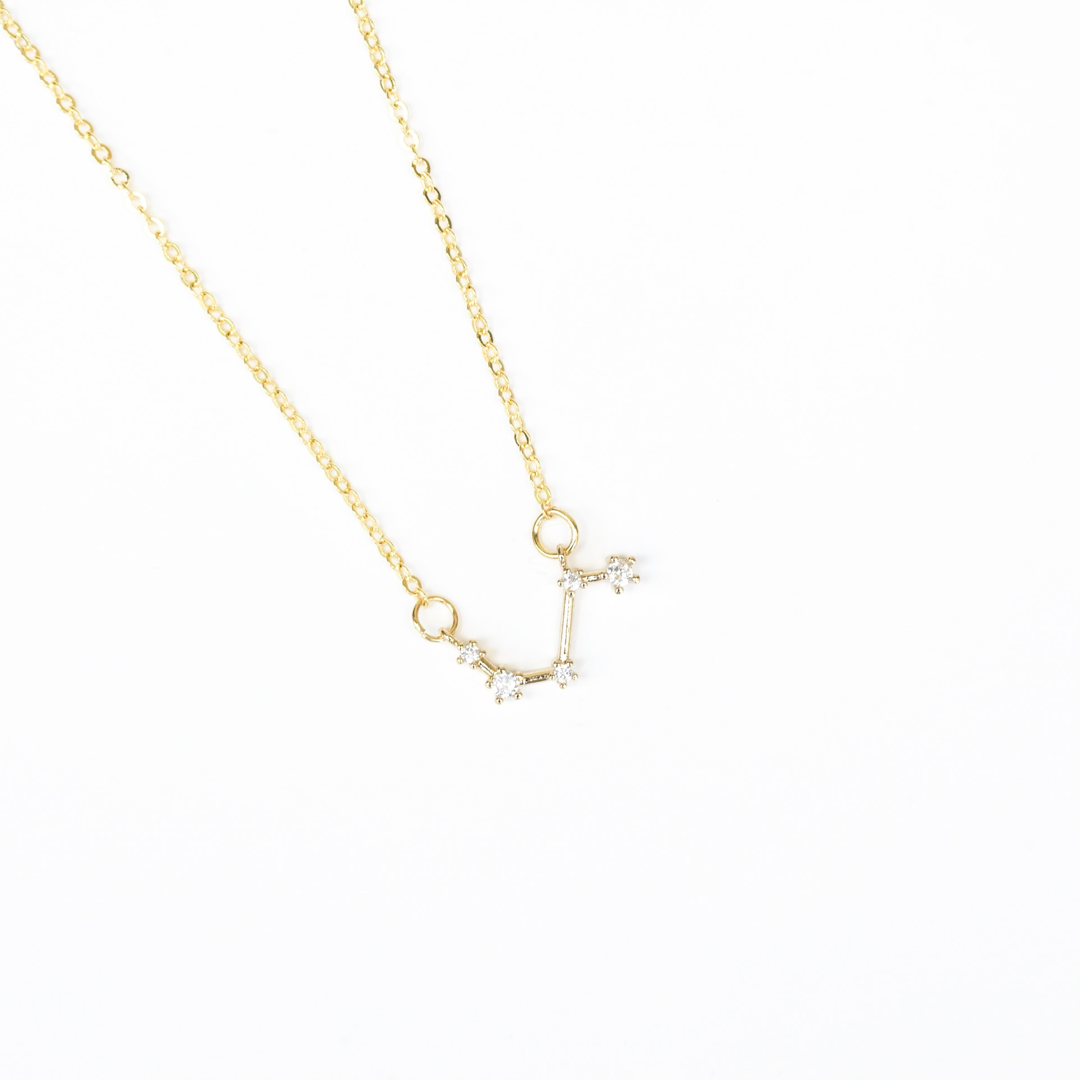 Aries Zodiac Gold Constellation Necklace – Rosie Fortescue Jewellery